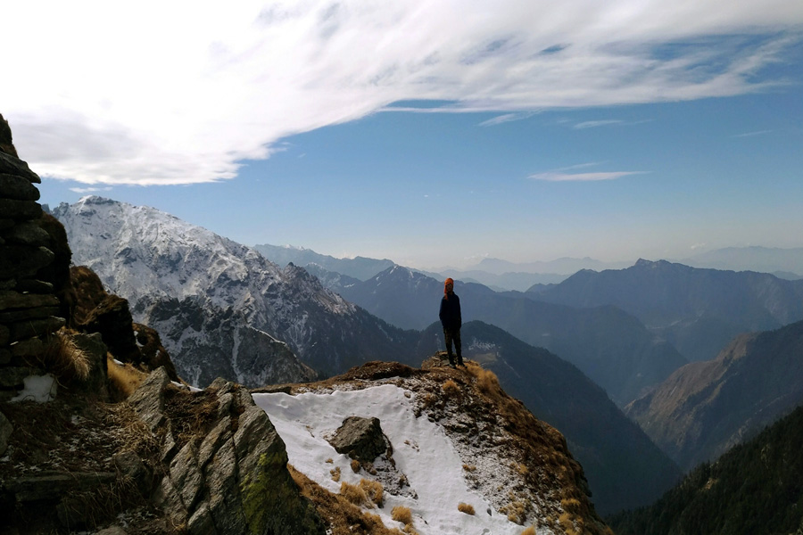 Kuari pass winter snow trek