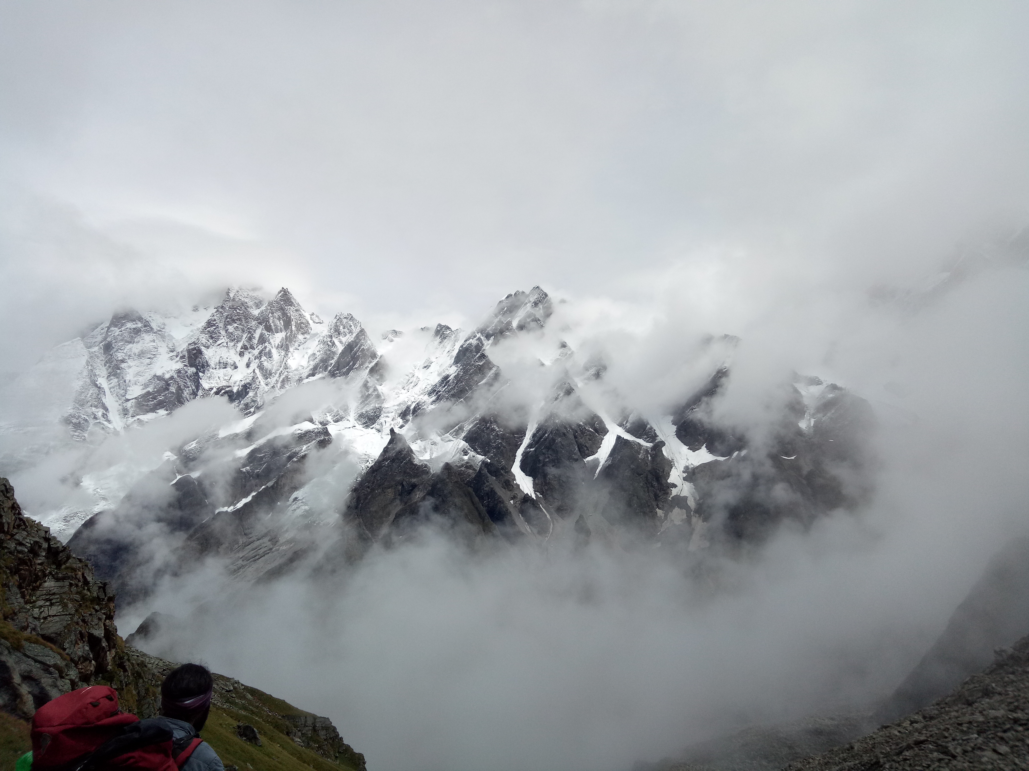 Hathi peak from kunkhul pass