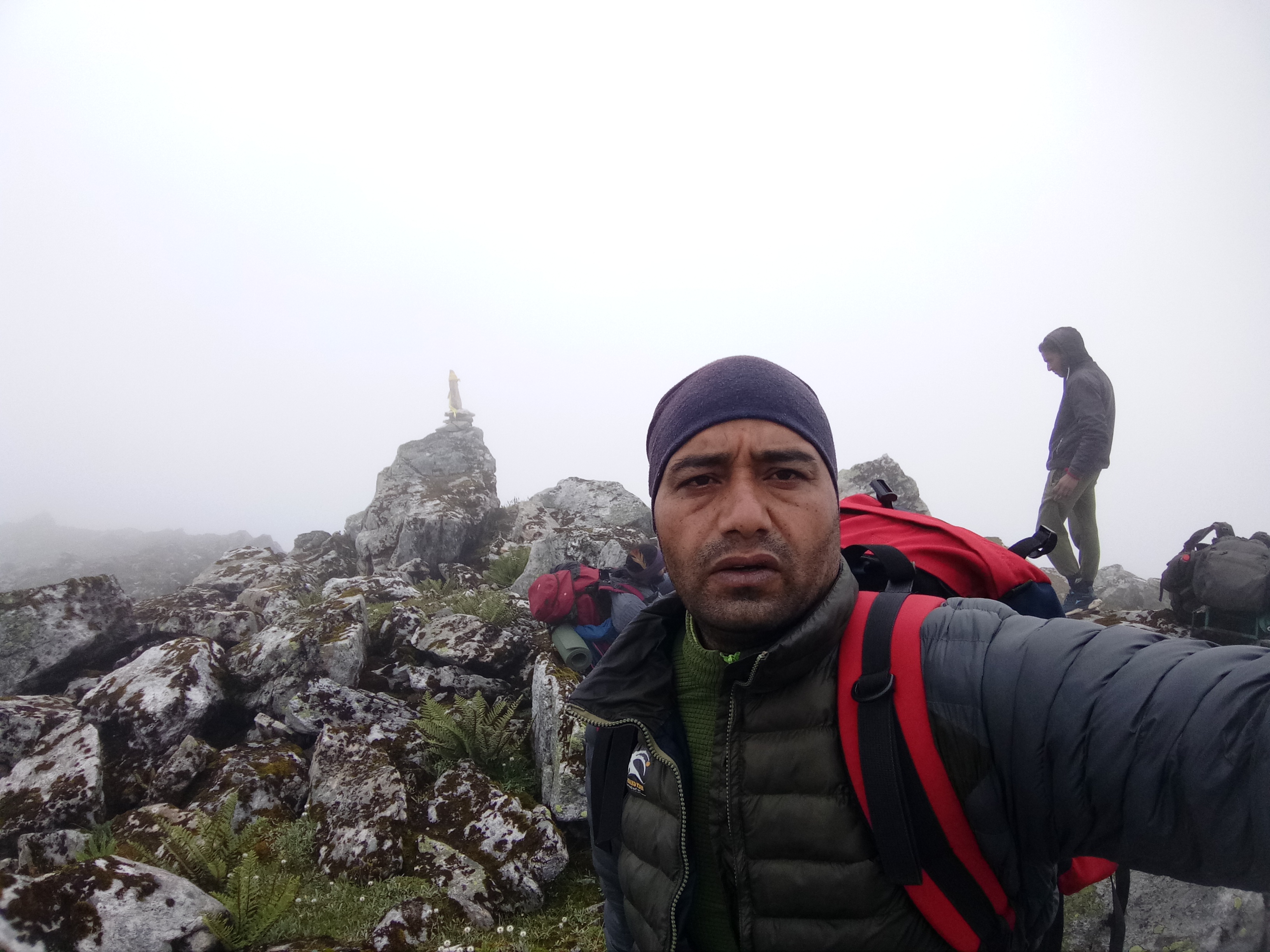 Jhandi dhar while descending from kunkhul pass