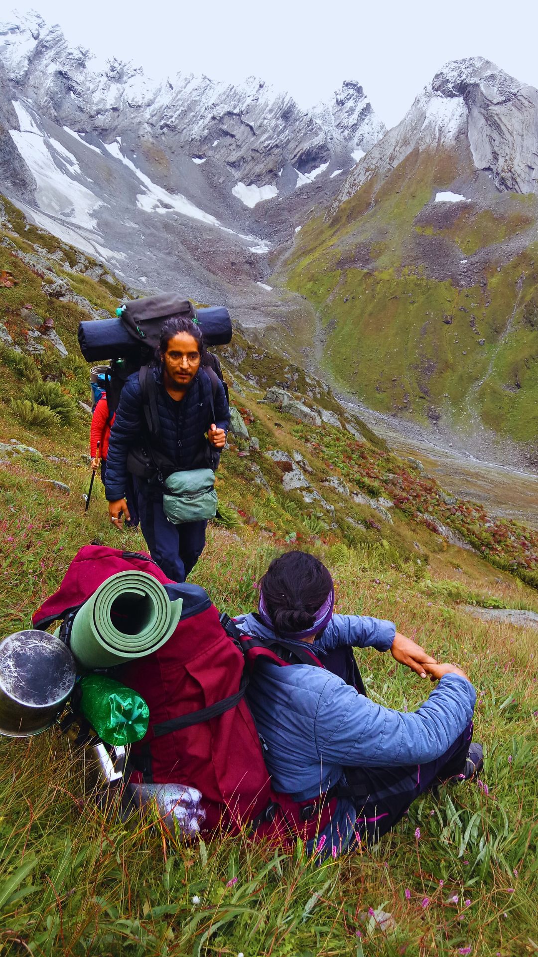 Kagbhusandi Lake trek : the final ascend