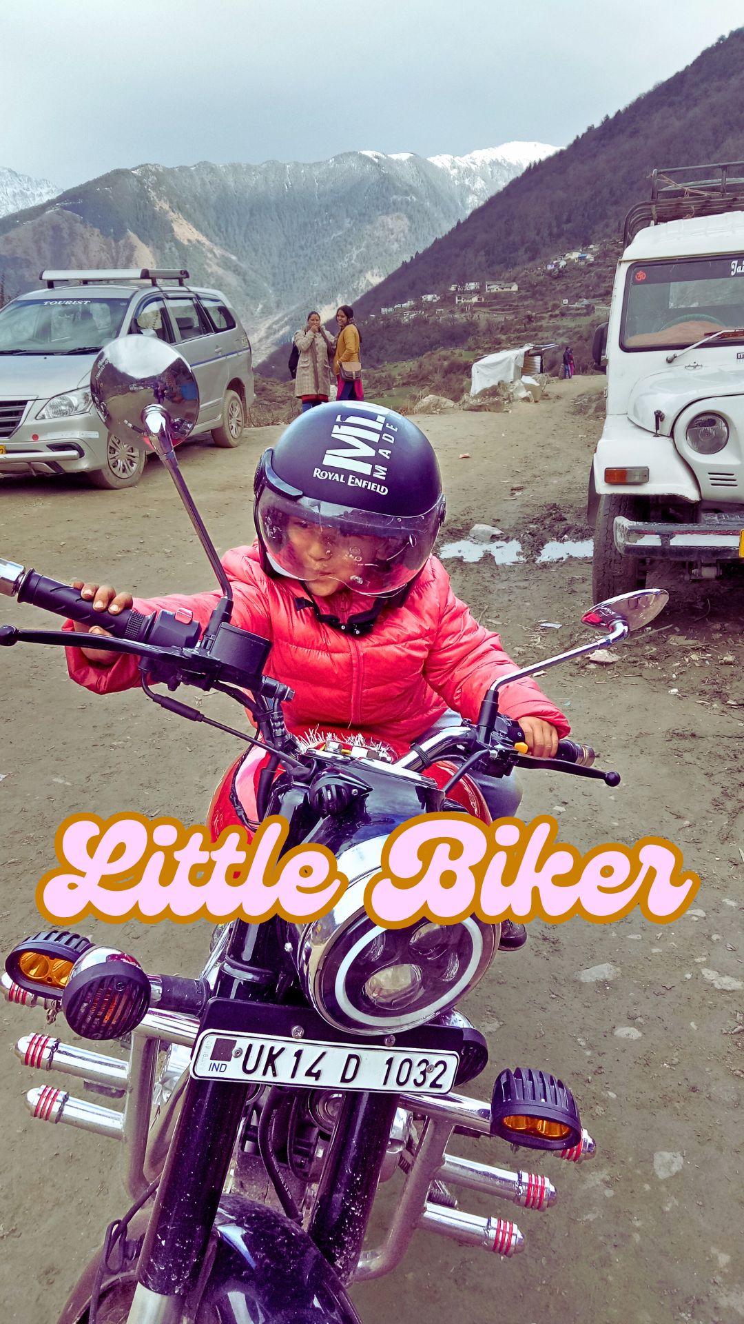 The little Bikehimalayan peaks at Backdropr at Urgam valley with